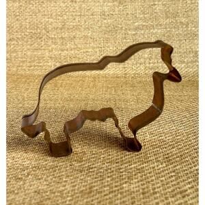 Martha by Mail Copper Cookie Cutter Collie Sheepdog Dog Michael Bonne